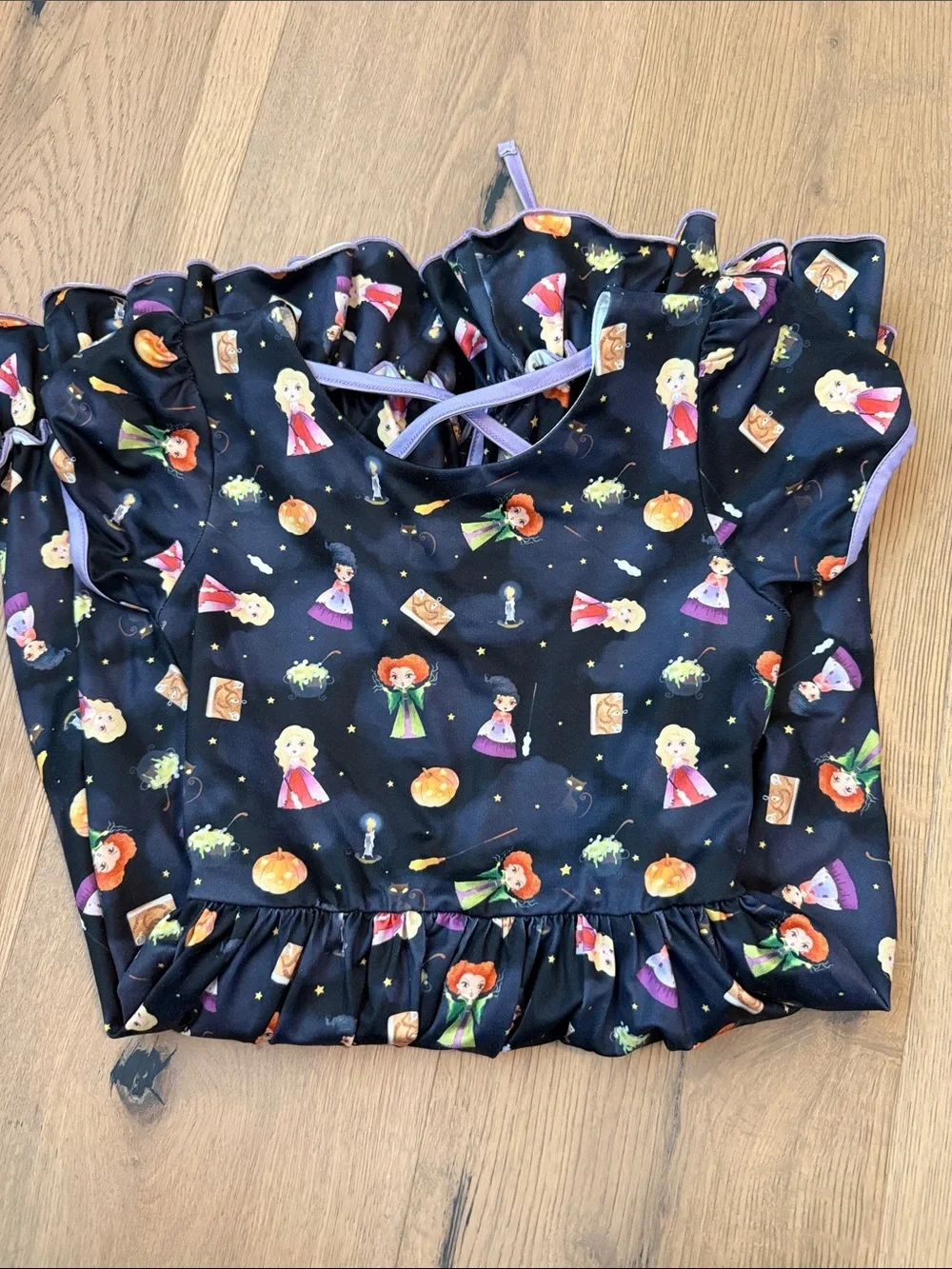Charlie’s Project Kids Hocus Pocus Print Twirl Dress